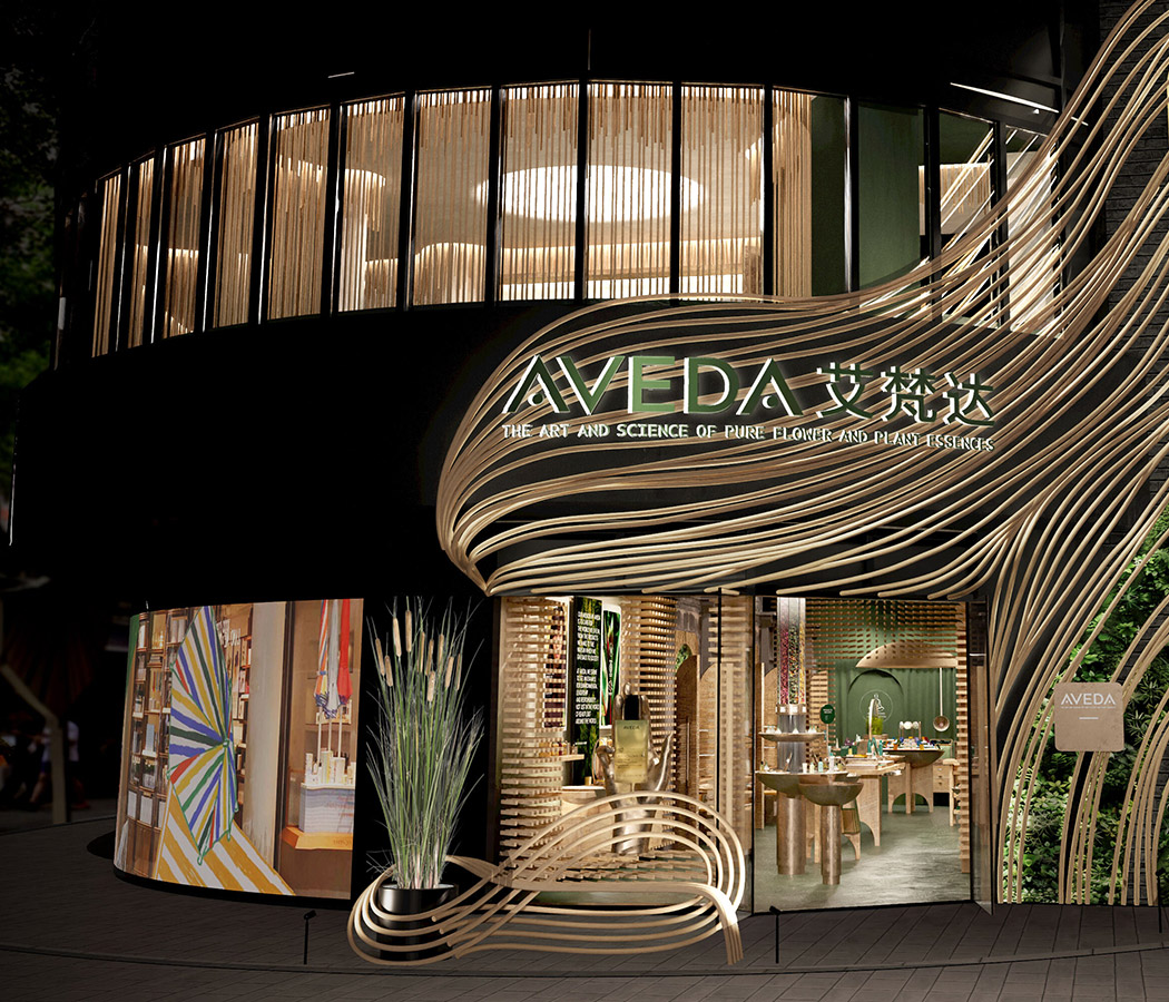 Aveda Shanghai flagship by ODA LIK – immersive retail architecture