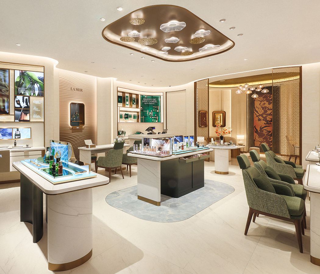 La Mer Guangzhou flagship by ODA LIK – luminous luxury skincare boutique